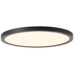 Brilliant Tuco Luce da soffitto Plastica Nero Bianca 16W 2100lm - 827 Bianco Molto Caldo | 250mm
