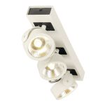 SLV Kalu Triple Parete e Luce da soffitto Aluminium Bianca 47W 3400lm - 830 Luce Calda -  | Dimmerabile 