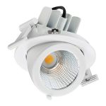 Philips Faretti LED LuxSpace Accent Compatto RS772B 14W 1700lm 36D - 930 Luce Calda | 134mm - Miglior resa cromatica