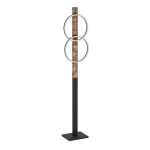 Eglo Lampada da terra Boyal Acciaio Nero, Arrugginito 24W 3400lm - 830 Luce Calda - 