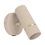 Eglo Luce Da Parete Caminia Acciaio Levigato 4.7W 345lm - 830 Luce Calda -  | IP20 - Incl. 1x GU10