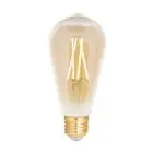 WiZ Smart LED E27 Edison Filamento Ambra 6.5W 720lm - 820-845 Regolabile Bianca | Dimmerabile - Sostitutiva 50W