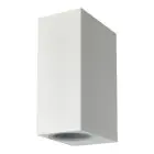 D'Lite Luce Da Parete Vrebos Long  Aluminium Bianca Nero Up & Down | IP56 - Adatto Per 2x GU10