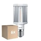 Confezione Multipack 6x Philips TrueForce LED E40 HPL Chiara 42W 5700lm 360D - 830 Luce Calda -  | Sostitutiva 200W