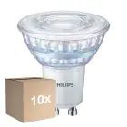 Confezione Multipack 10x Philips MASTER Value Faretti LED GU10 PAR16 5.5W 575lm 36D - 930 Luce Calda -  | Miglior Resa Cromatica - Dimmerabile - Sostitutiva 80W